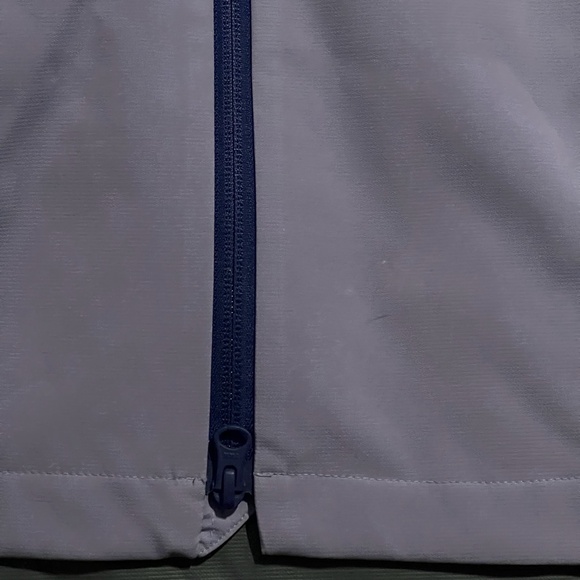 Adidas Myshelter Jacket Large Purple Packable Hood Full Zip Rain - Picture 6 of 10